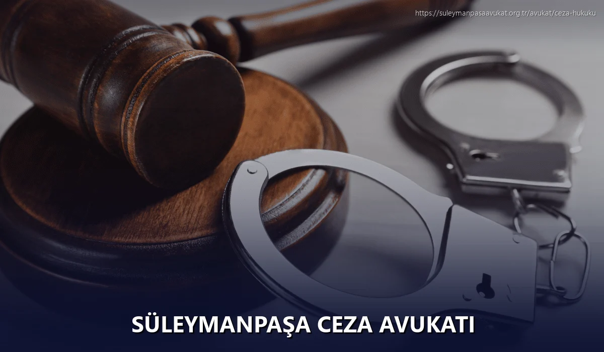 Süleymanpaşa Ceza Avukatı